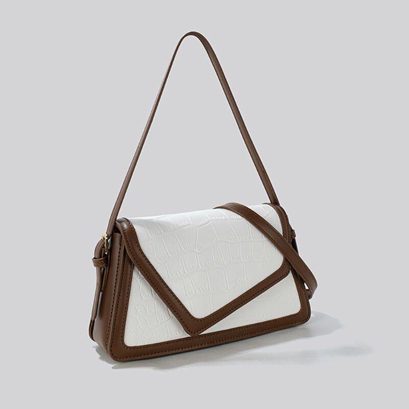 High Quality Contrast Color Black & White Women Handbags - Frimunt Clothing Co.