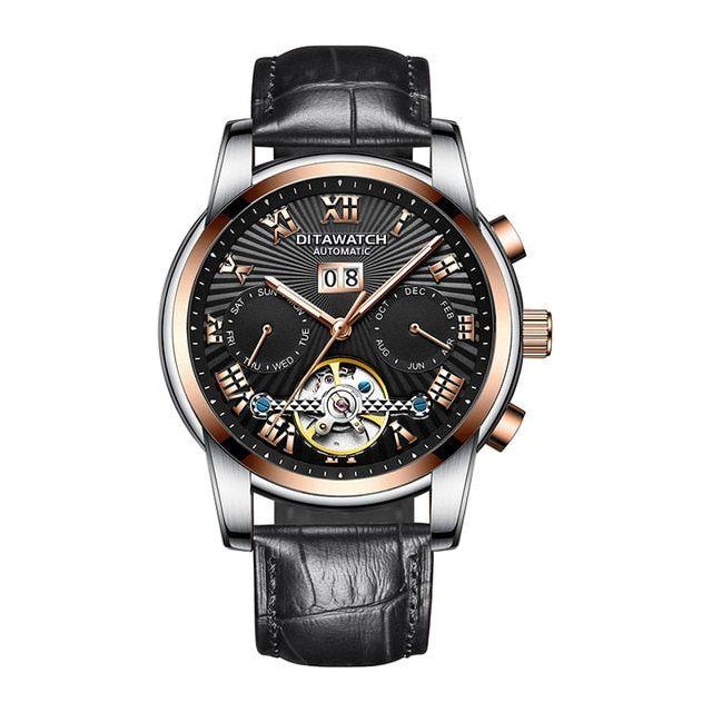 Men's Top Brand Luxury Fashion Automatic Mechanical Watch Waterproof Stainless Steel - Frimunt Clothing Co.