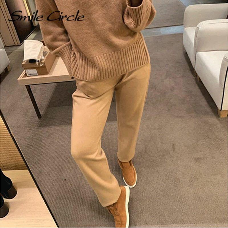 Women's Genuine Cow-Suede Leather Ankle Natural Fur Warm Winter Slip-On Boots - Frimunt Clothing Co.