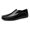 Men's Genuine Split Leather Non-slip Loafer Flats Driving Shoes - Frimunt Clothing Co.