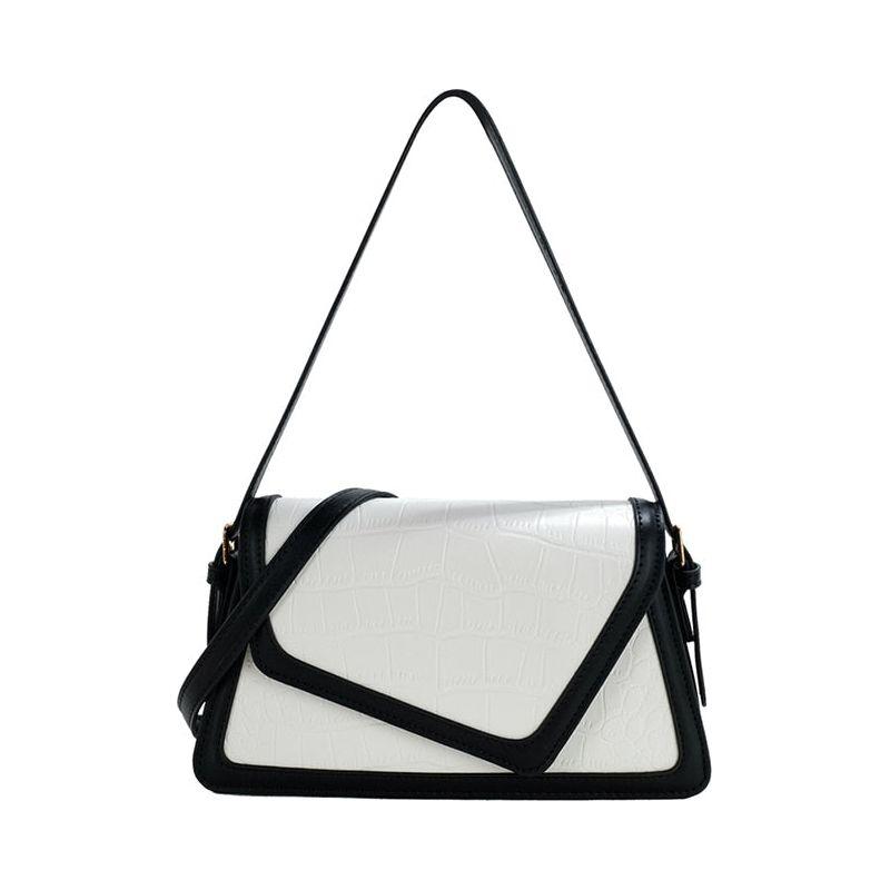 High Quality Contrast Color Black & White Women Handbags - Frimunt Clothing Co.