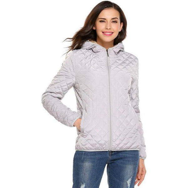 Women's Hooded Jacket Autumn Winter Outwear - Frimunt Clothing Co.