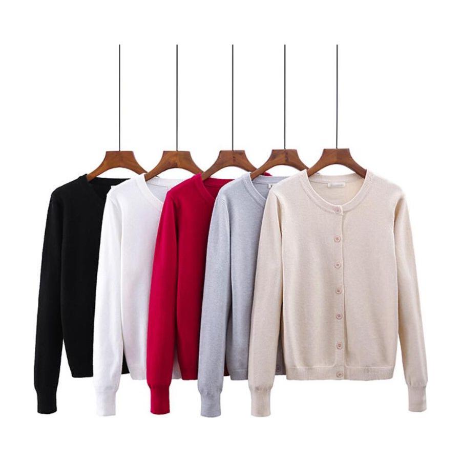 Sweater Cardigan Women's Wild Thicken Long Sleeve Sweater Top - Frimunt Clothing Co.