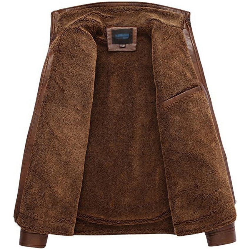 Mountainskin High Quality Eco Leather Men's Jacket 5XL Outerwear Faux Fur - Frimunt Clothing Co.