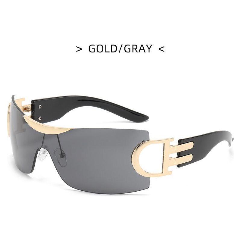 New Luxury Sunglasses High Level One Piece Frameless Women's Fashion Sunglasses - Frimunt Clothing Co.