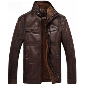 Mountainskin High Quality Eco Leather Men's Jacket 5XL Outerwear Faux Fur - Frimunt Clothing Co.