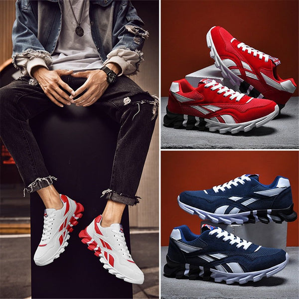 Men Sneakers Breathable Running Shoes Outdoor Sport Trainers Comfortable Casual (Unisex)