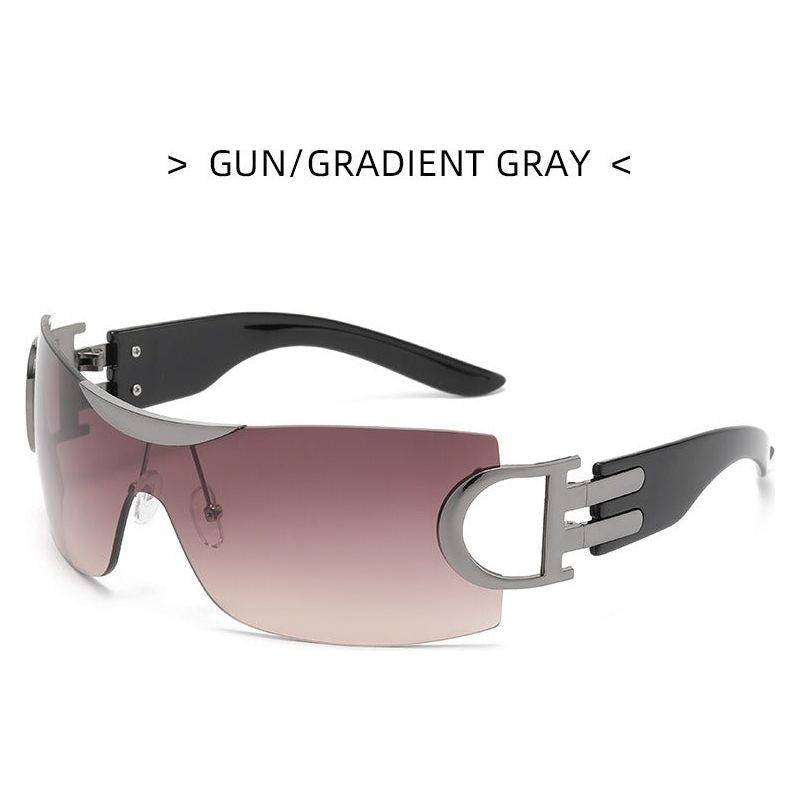 New Luxury Sunglasses High Level One Piece Frameless Women's Fashion Sunglasses - Frimunt Clothing Co.