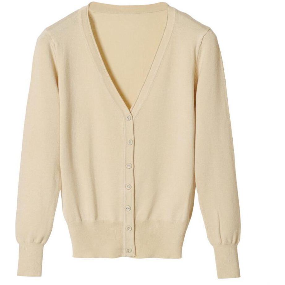 Women's Knitted Cardigan Coat Spring Autumn V-Neck Long Sleeved Sweater - Frimunt Clothing Co.