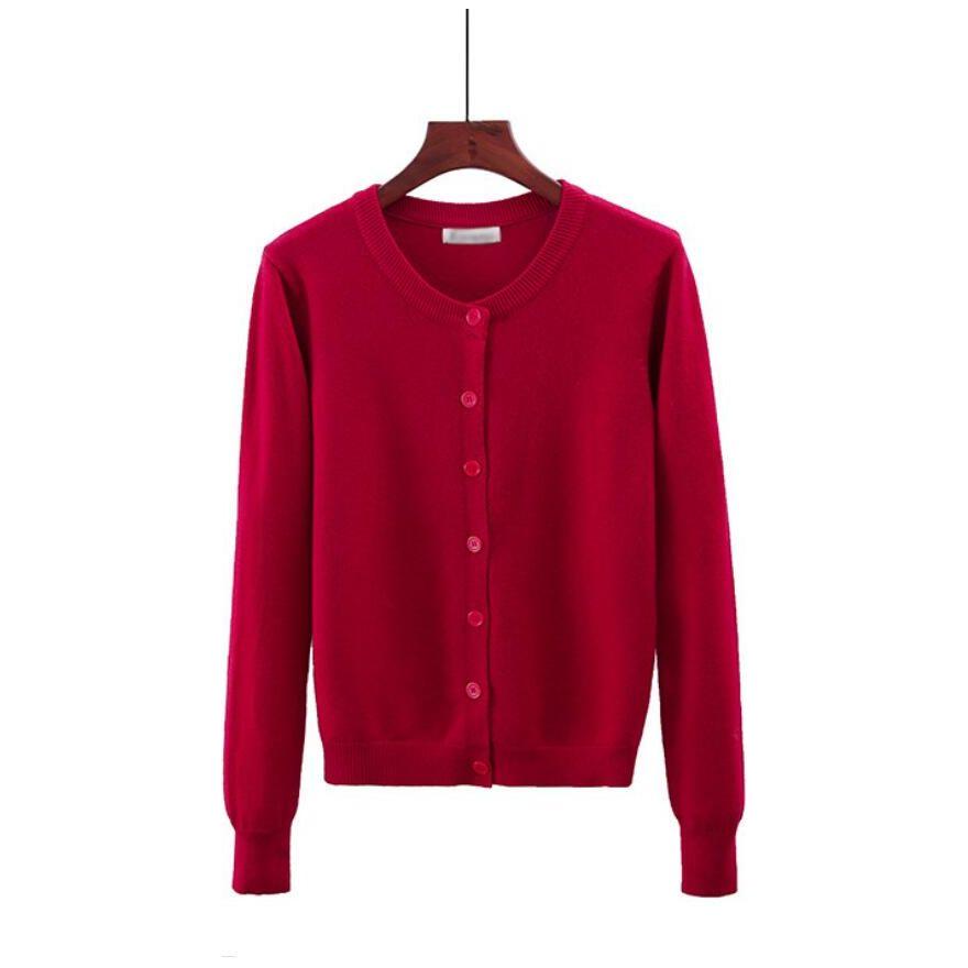 Sweater Cardigan Women's Wild Thicken Long Sleeve Sweater Top - Frimunt Clothing Co.