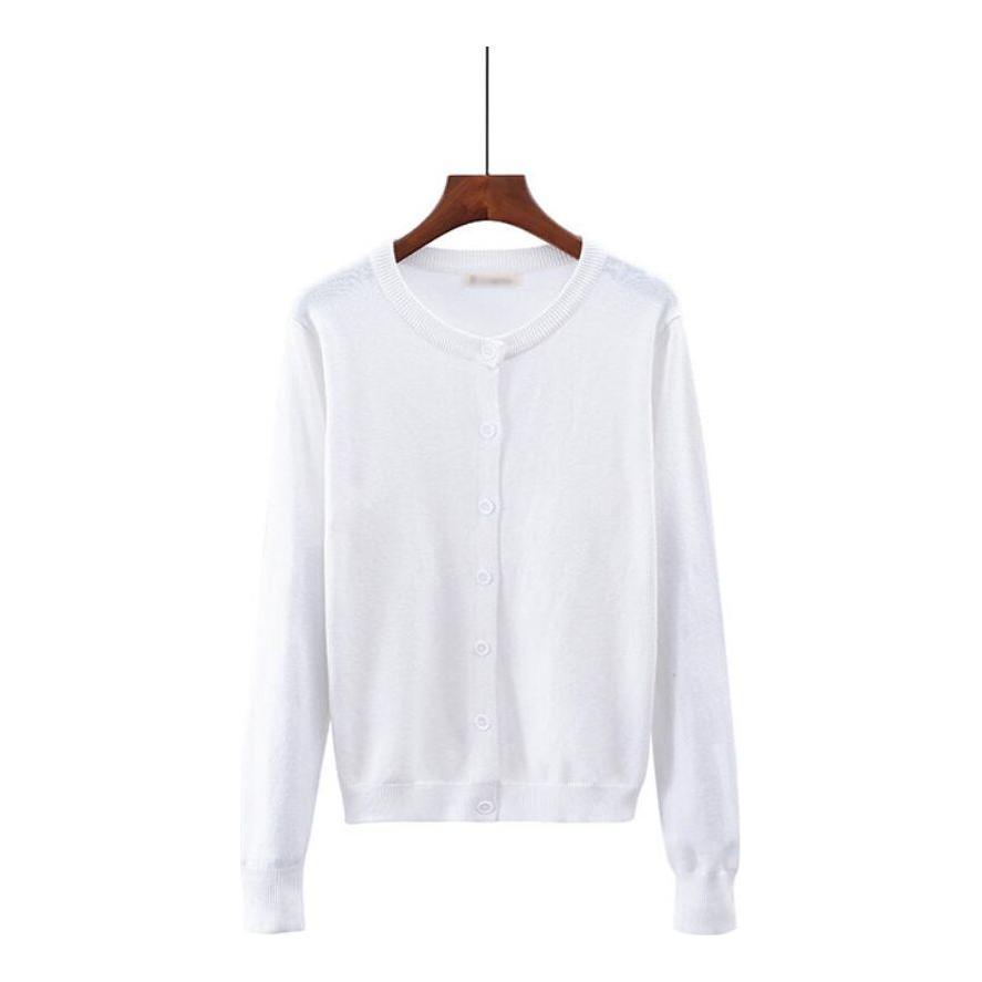 Sweater Cardigan Women's Wild Thicken Long Sleeve Sweater Top - Frimunt Clothing Co.
