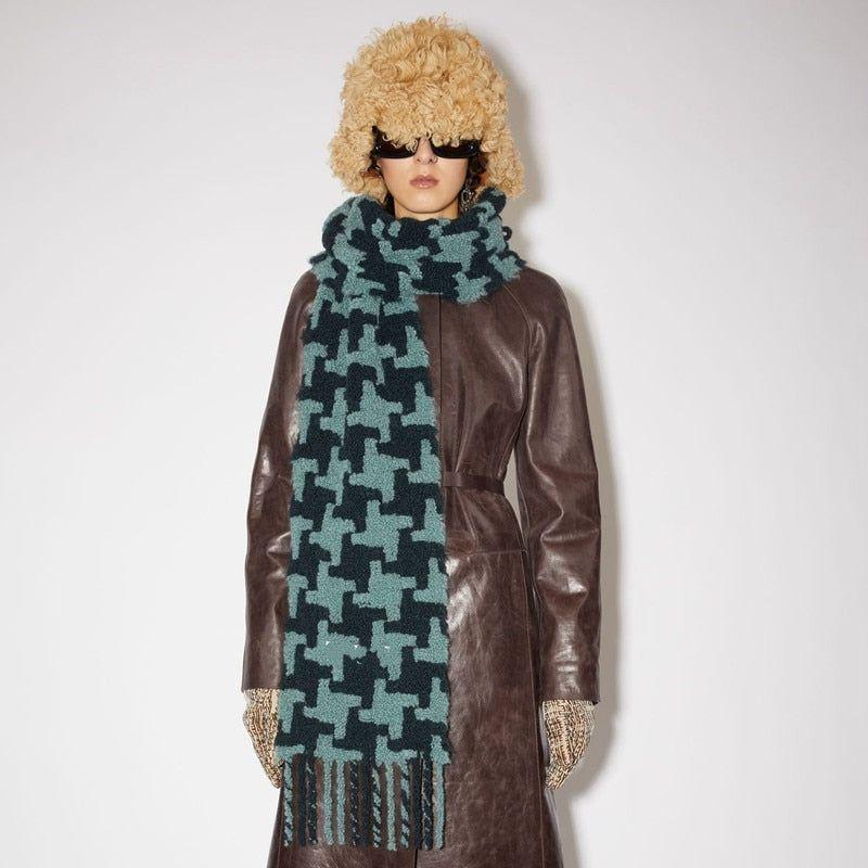 Designer Brand Luxury Style Winter Scarf (Unisex) Warm Cashmere Tassel Large Shawl Wrap - Frimunt Clothing Co.