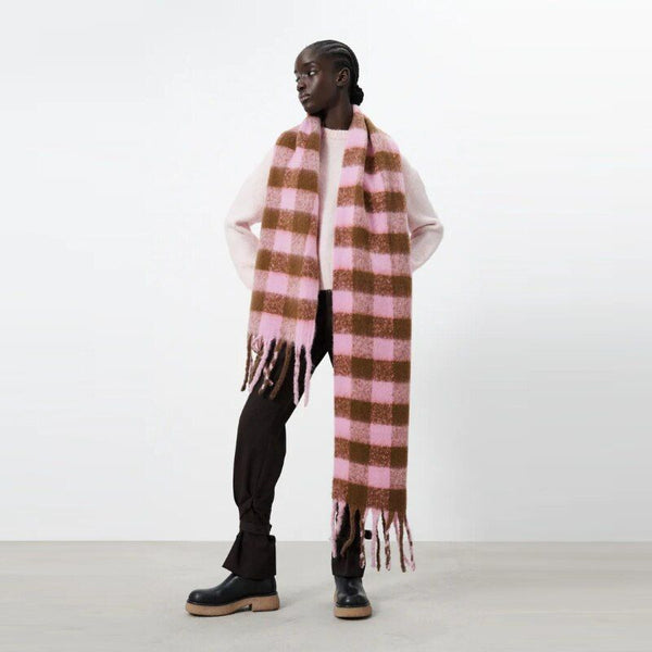 Designer Brand Luxury Style Winter Scarf (Unisex) Warm Cashmere Tassel Large Shawl Wrap