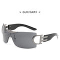 New Luxury Sunglasses High Level One Piece Frameless Women's Fashion Sunglasses - Frimunt Clothing Co.