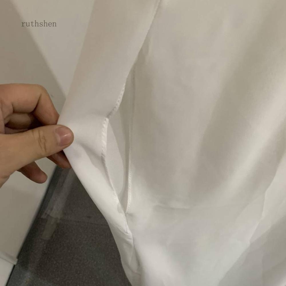 Simple Lady's Chiffon Floor Length Wedding Cape Long Handmade Bridal Wrap - Frimunt Clothing Co.