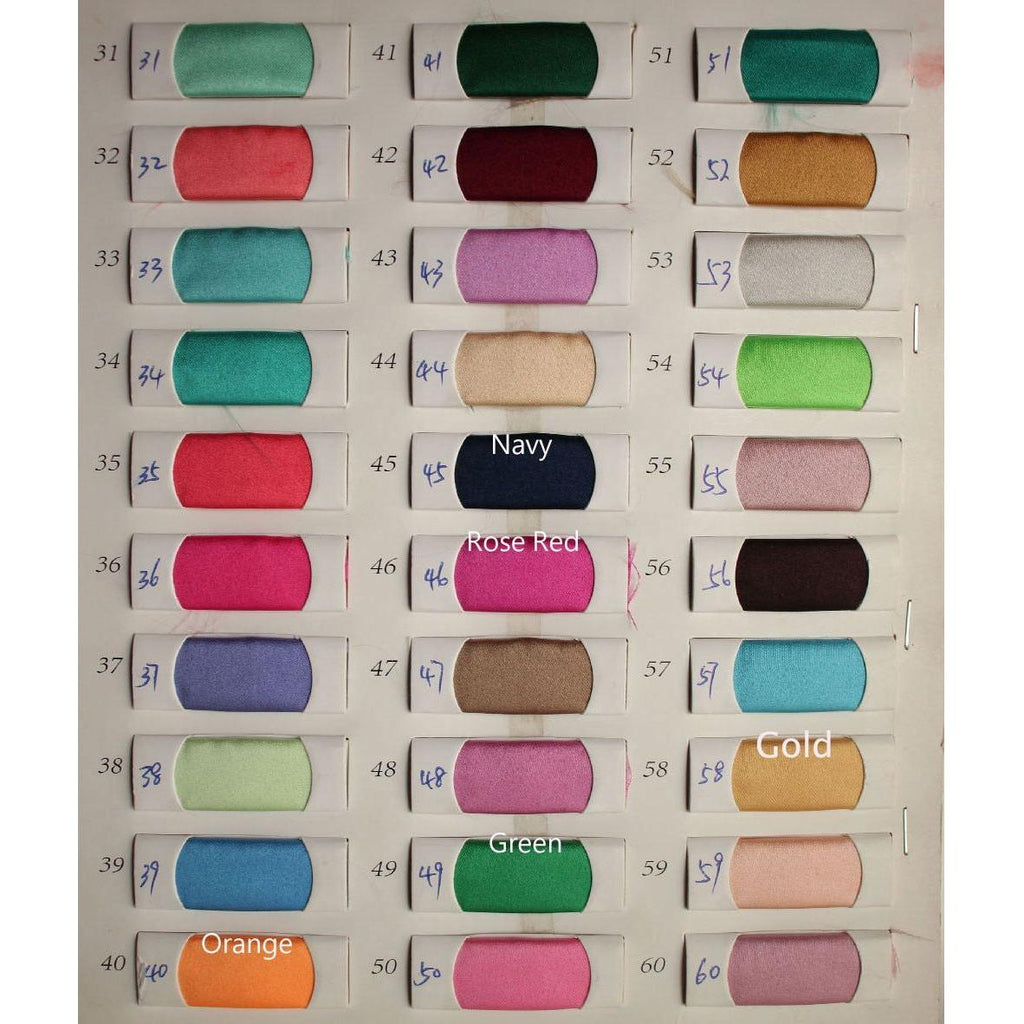 Satin Bridal Bolero Jacket Stand-up Collar 3/4 Sleeves - Frimunt Clothing Co.