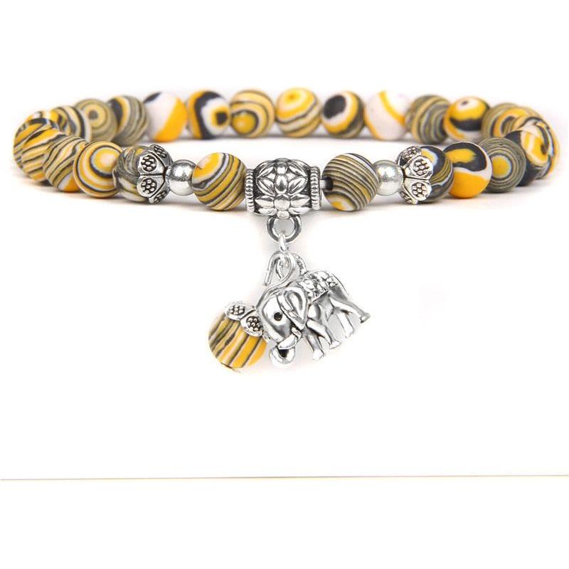 Women's Lucky Natural Stone Beads Bracelets With Charm Boho Jewelry - Frimunt Clothing Co.