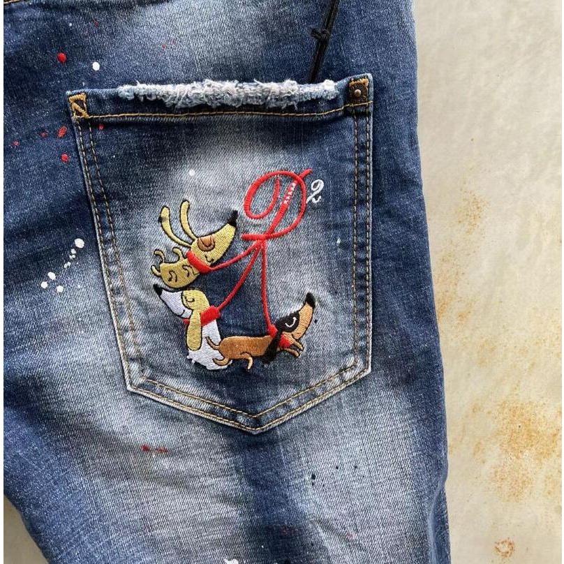 Top Clothing Dsquared2 Summer Men Jeans Slim Fit Shorts High Quality Denim Ripped - Frimunt Clothing Co.