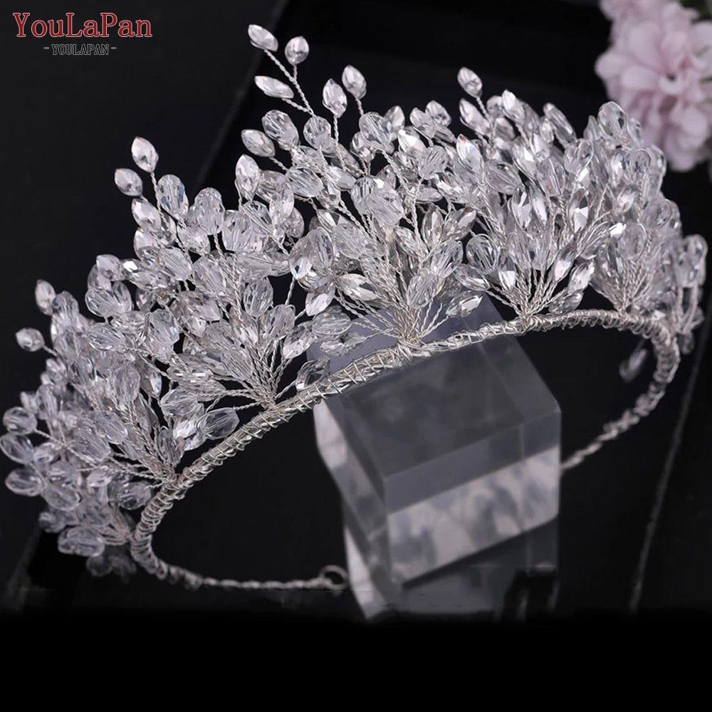 Colorful Rhinestone Bridal Jewelry Luxury Crystal Bridal Crown Tiaras - Frimunt Clothing Co.