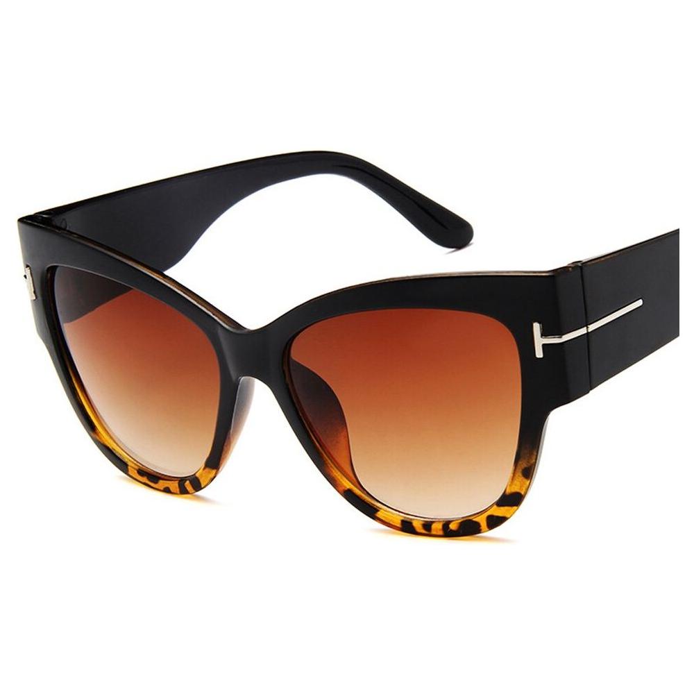 Women's Luxury Designer Fashion Black Cat Eye Sunglasses Gradient UV400 - Frimunt Clothing Co.