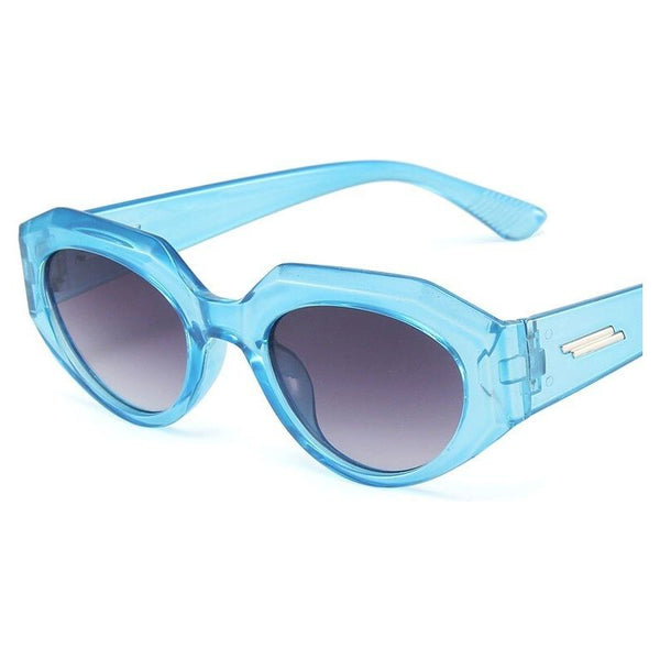 Oval Cat Eye Women's Vintage Sunglasses Luxury Designer Shades UV400 - Frimunt Clothing Co.