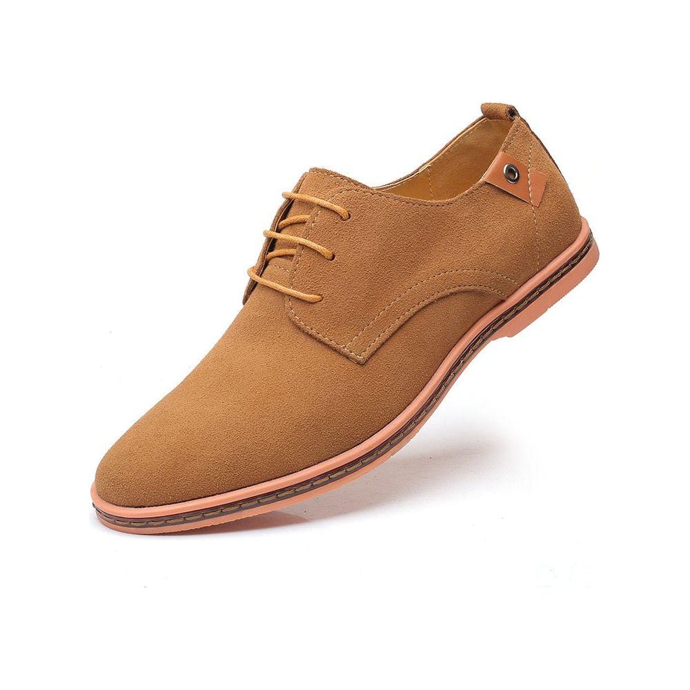 Men's Spring Fashion Lace Up Suede Oxford Shoes Sizes 38-48 - Frimunt Clothing Co.