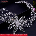 Bride Crown/Hair Vine With Rhinestones Luxury Bridal Headwear Accessories - Frimunt Clothing Co.
