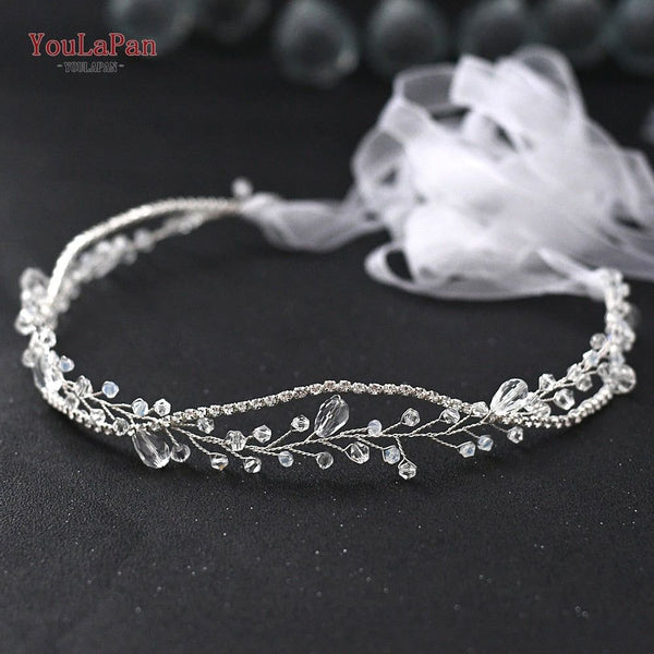 Crystal Belt for Wedding Dress Ivy Flower Wedding Dress Sash Belt Silver - Frimunt Clothing Co.