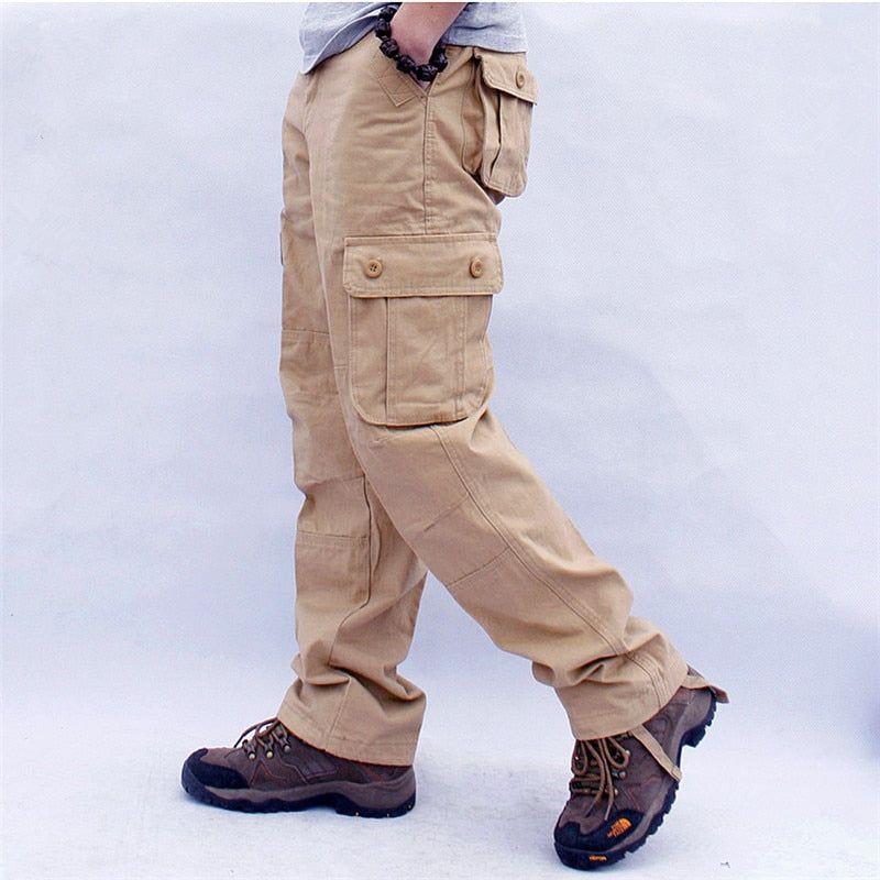 Men's Cargo Pants Casual Multi Pocket Military Tactical Work Pants - Frimunt Clothing Co.