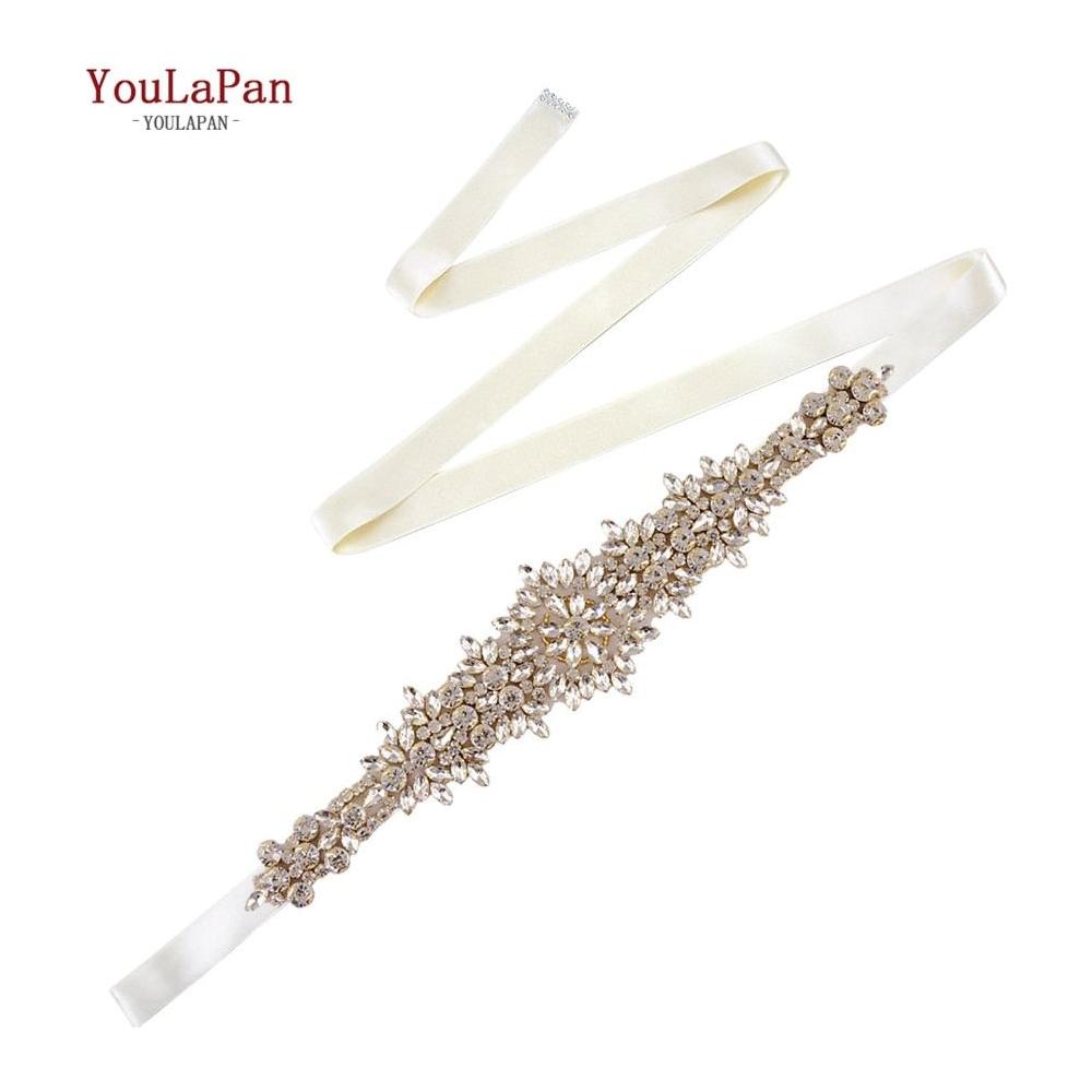 Elegant Golden Crystal Bridal Gown Belt Luxury Wedding Accessories - Frimunt Clothing Co.