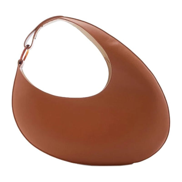 Women's Eco Leather Underarm Half Crescent Shoulder Crossbody Bag