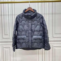 Ultra Light Quilted Women's Down Jacket Stand Collar 90% White Duck Down Solid Color - Frimunt Clothing Co.