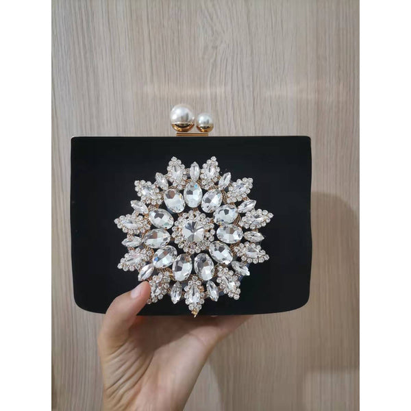 New Diamond Sun Flowers Evening Bags Luxury Clutch Bags - Frimunt Clothing Co.