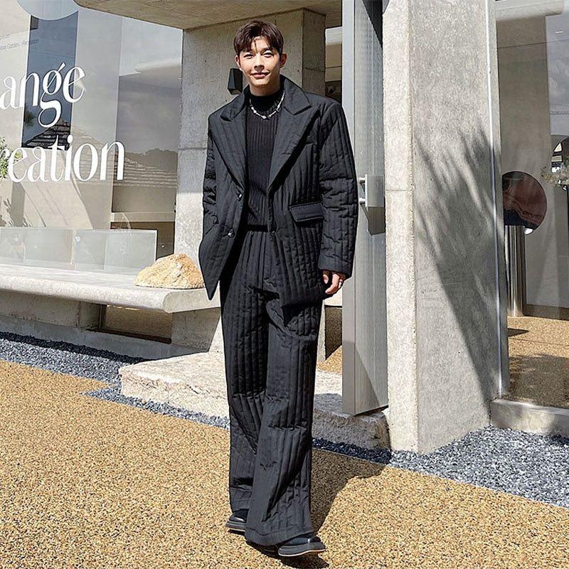 Men's Winter Thick Padded Warm Loose Baggy Casual Pants - Frimunt Clothing Co.