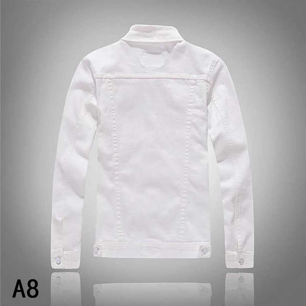 Men's Summer Classic Denim Jacket Casual Slim Fit Jeans Jacket 100% Cotton Denim - Frimunt Clothing Co.
