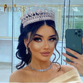 Luxury Crystal Crown Bridal Headwear Tiaras Pageant Hair Jewelry - Frimunt Clothing Co.