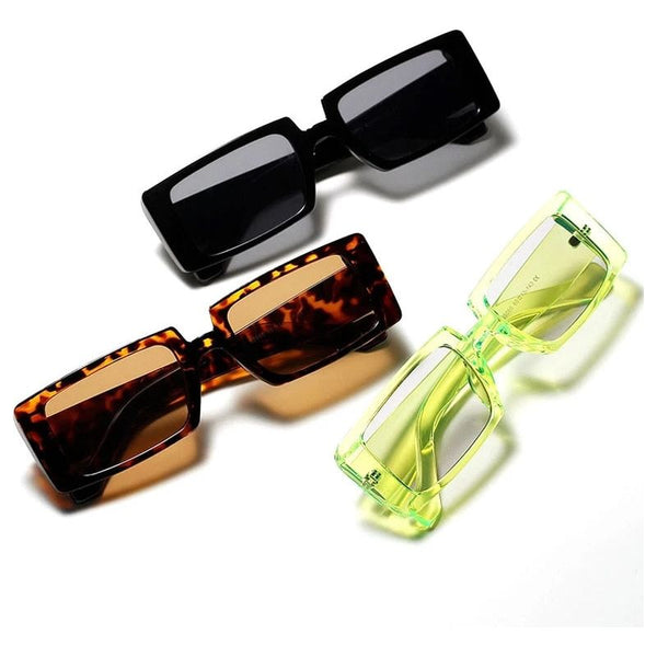 Women's Rectangular Sunglasses Designer Luxury Classic Vintage UV400 - Frimunt Clothing Co.