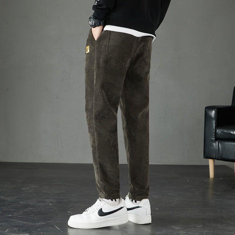 Men's Winter Warm Thick Pants With Fleece Lining - Frimunt Clothing Co.