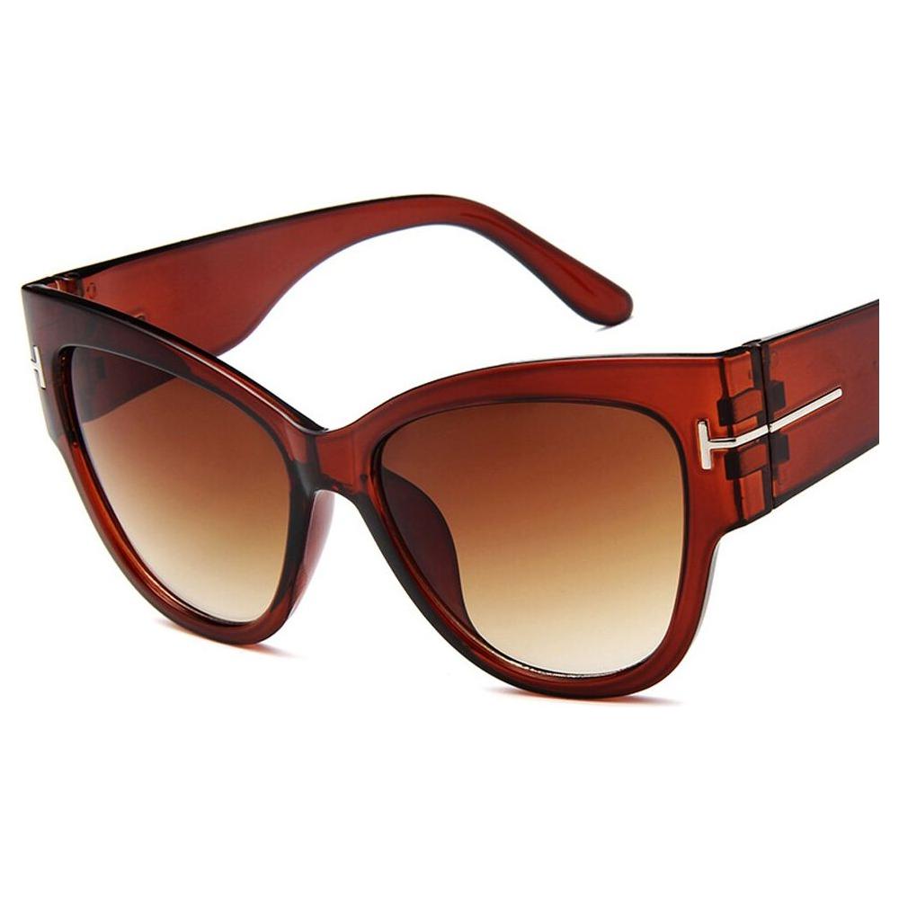 Women's Luxury Designer Fashion Black Cat Eye Sunglasses Gradient UV400 - Frimunt Clothing Co.