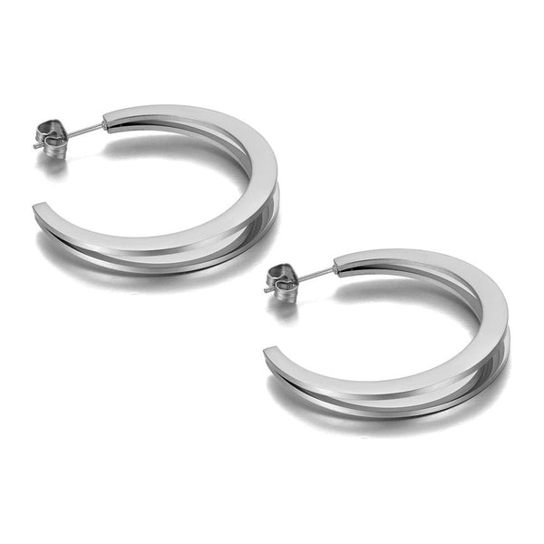 Original Design Stainless Steel Bohemia Geometry Circle Earrings For Women E20238 - Frimunt Clothing Co.