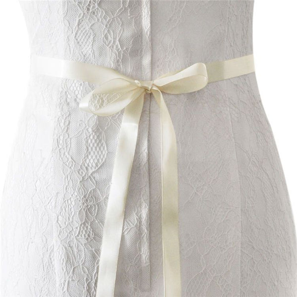Wedding Dress Belt Rhinestone Sash Belt Crystal Beaded - Frimunt Clothing Co.