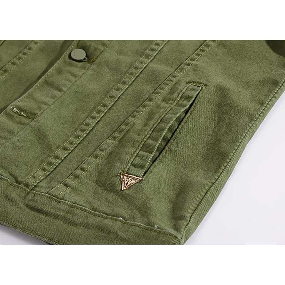 Men's Summer Classic Denim Jacket Casual Slim Fit Jeans Jacket 100% Cotton Denim - Frimunt Clothing Co.