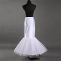 One Hoop Fishtail Mermaid Underskirt Wedding Dress Crinoline Bridal Petticoat - Frimunt Clothing Co.