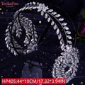 Bride Crown/Hair Vine With Rhinestones Luxury Bridal Headwear Accessories - Frimunt Clothing Co.