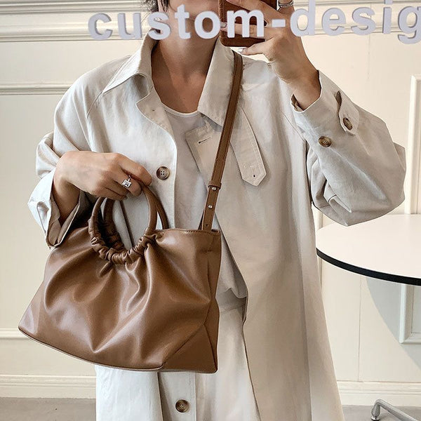 High Capacity Tote Crossbody Handbags High Quality Soft Faux Leather