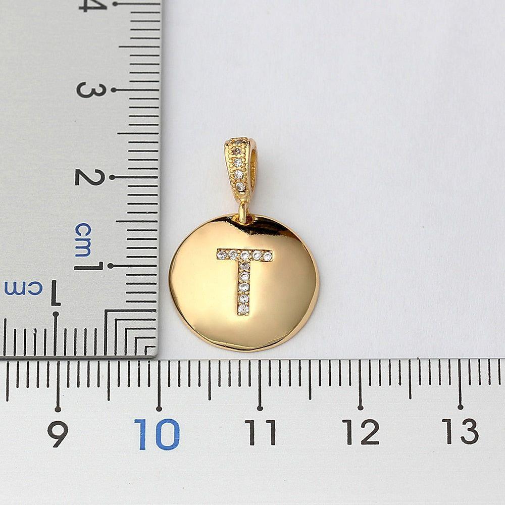 Hot Sale Top Quality Women's Initial Letter Necklace Gold Color 26 Letters Charm Pendants - Frimunt Clothing Co.