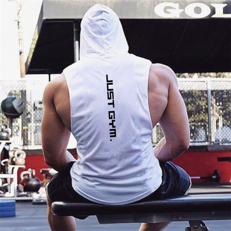 New Fashion Cotton Sleeveless Gym Hoodies Tank Top Men Fitness Shirt Bodybuilding Workout Vest - Frimunt Clothing Co.