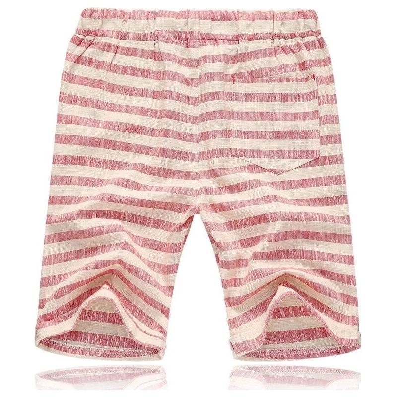 SHAN BAO Brand Men's Summer Cotton Shorts Plaid or Stripes Print High Quality - Frimunt Clothing Co.