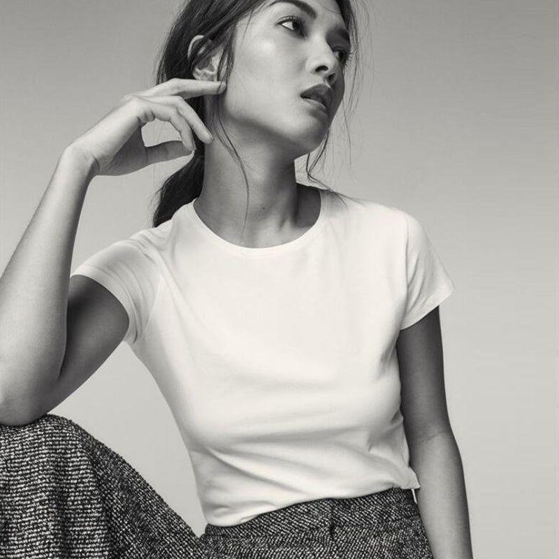 New 100% High Quality Cotton Women's T-Shirts - Short Sleeves Solid Colors - Frimunt Clothing Co.