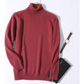Super Warm 100% Cashmere Turtleneck Sweater Men Clothes 2022 Autumn Winter Knitted Pullover - Frimunt Clothing Co.